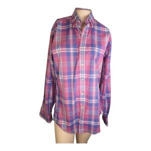 Vintage Chaps Ralph Lauren Plaid Button Down Shirt S